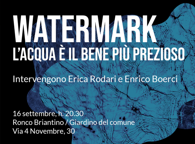 Watermark - L'acqua è il bene più prezioso